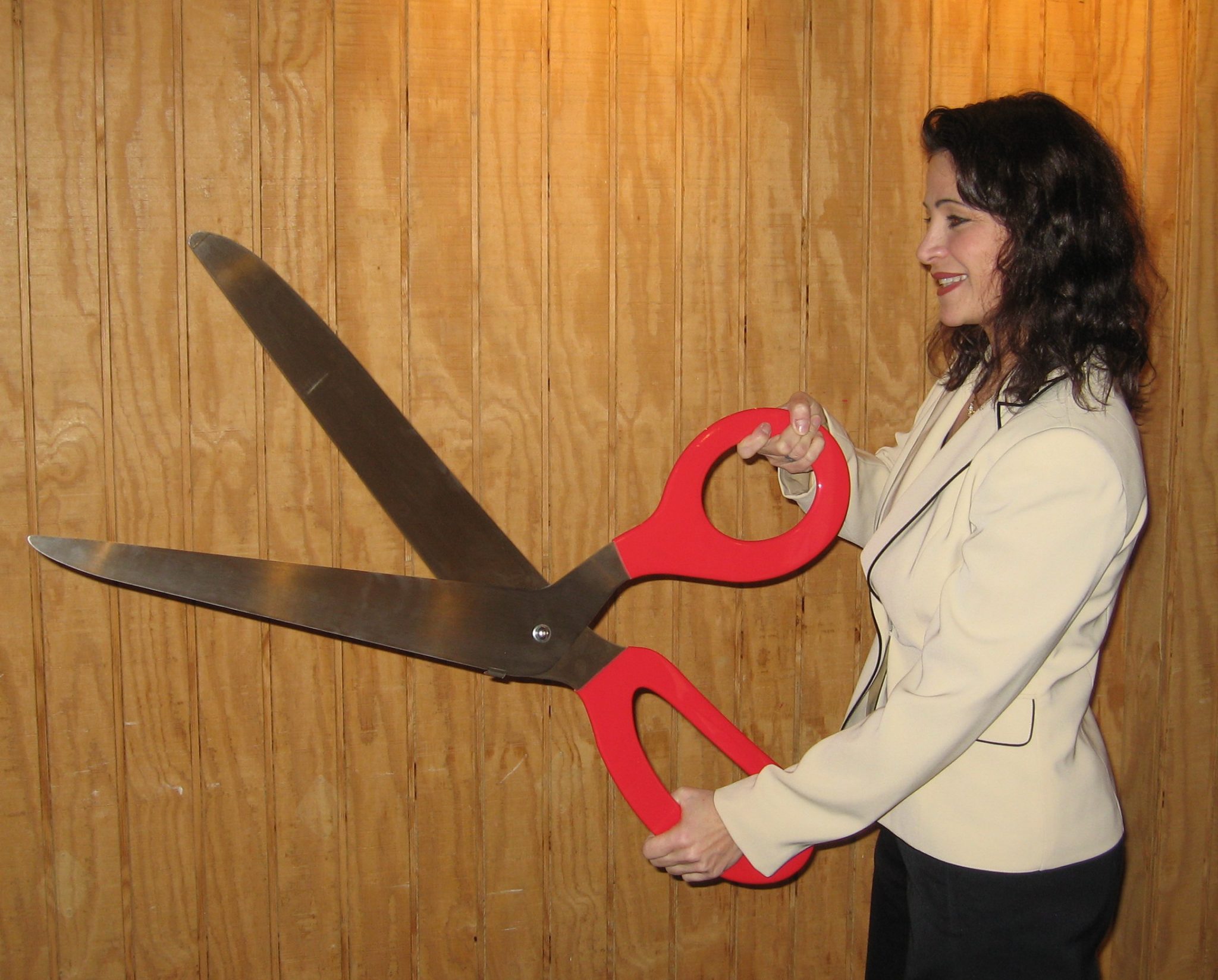 Grand Opening Large Ribbon Cutting Scissors Rental Package